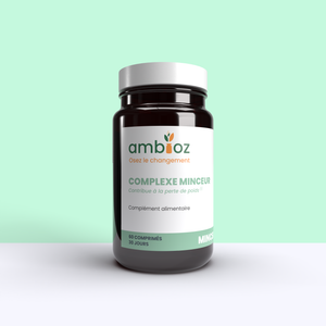 Complexe minceur ambioz, un atout minceur du quotidien car il favorise la fonte des graisses et vous aide à atteindre votre objectif de perte de poids